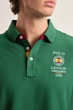 Hombre Valecuatro Polos>Polo de hombre intenso escudo España