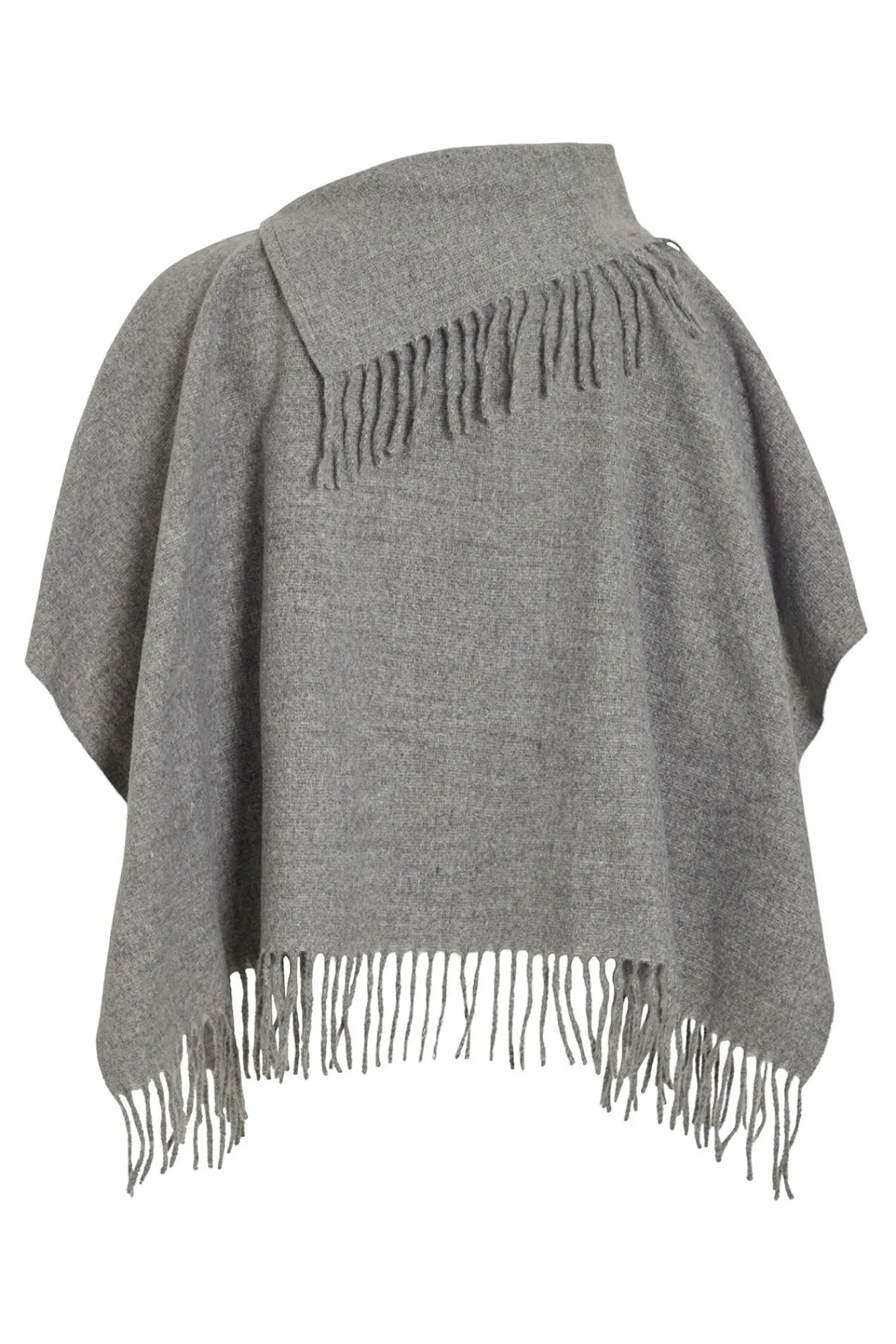 Mujer Vila Chaquetas>Poncho con flecos