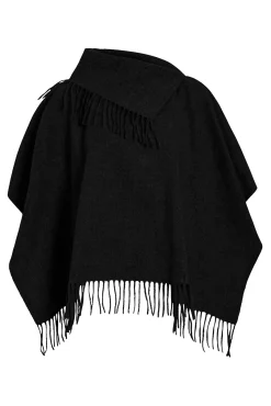 Mujer Vila Chaquetas>Poncho con flecos