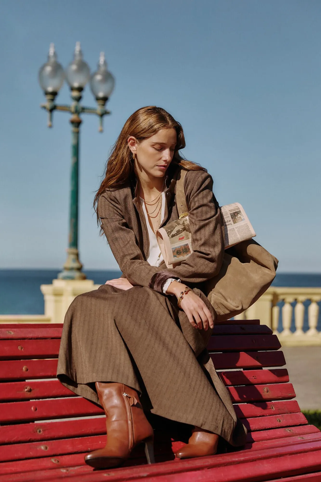 Mujer Hoss Intropia Faldas>Reyes. Falda con pliegues