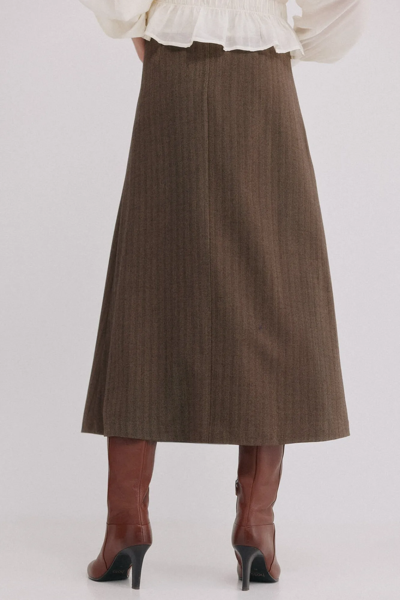 Mujer Hoss Intropia Faldas>Reyes. Falda con pliegues