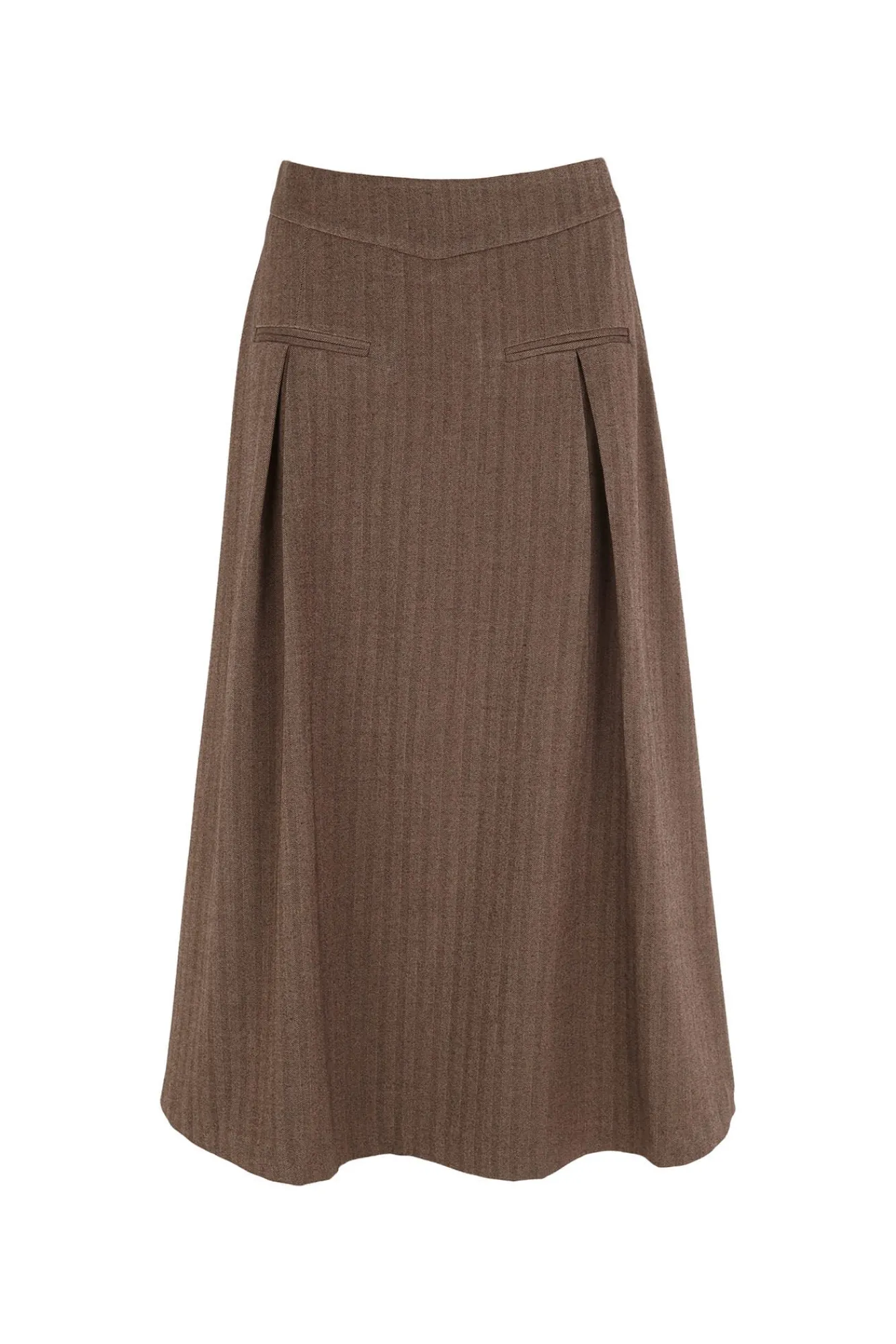 Mujer Hoss Intropia Faldas>Reyes. Falda con pliegues