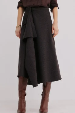 Mujer Hoss Intropia Faldas>Rina. Falda a rayas