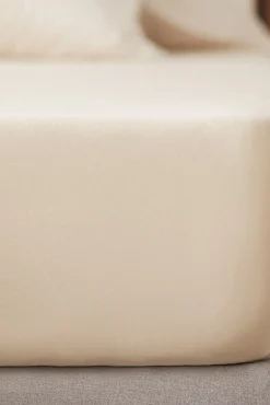 Bassols Juegos De Cama>Sábana bajera sahara mate de algodón lavado