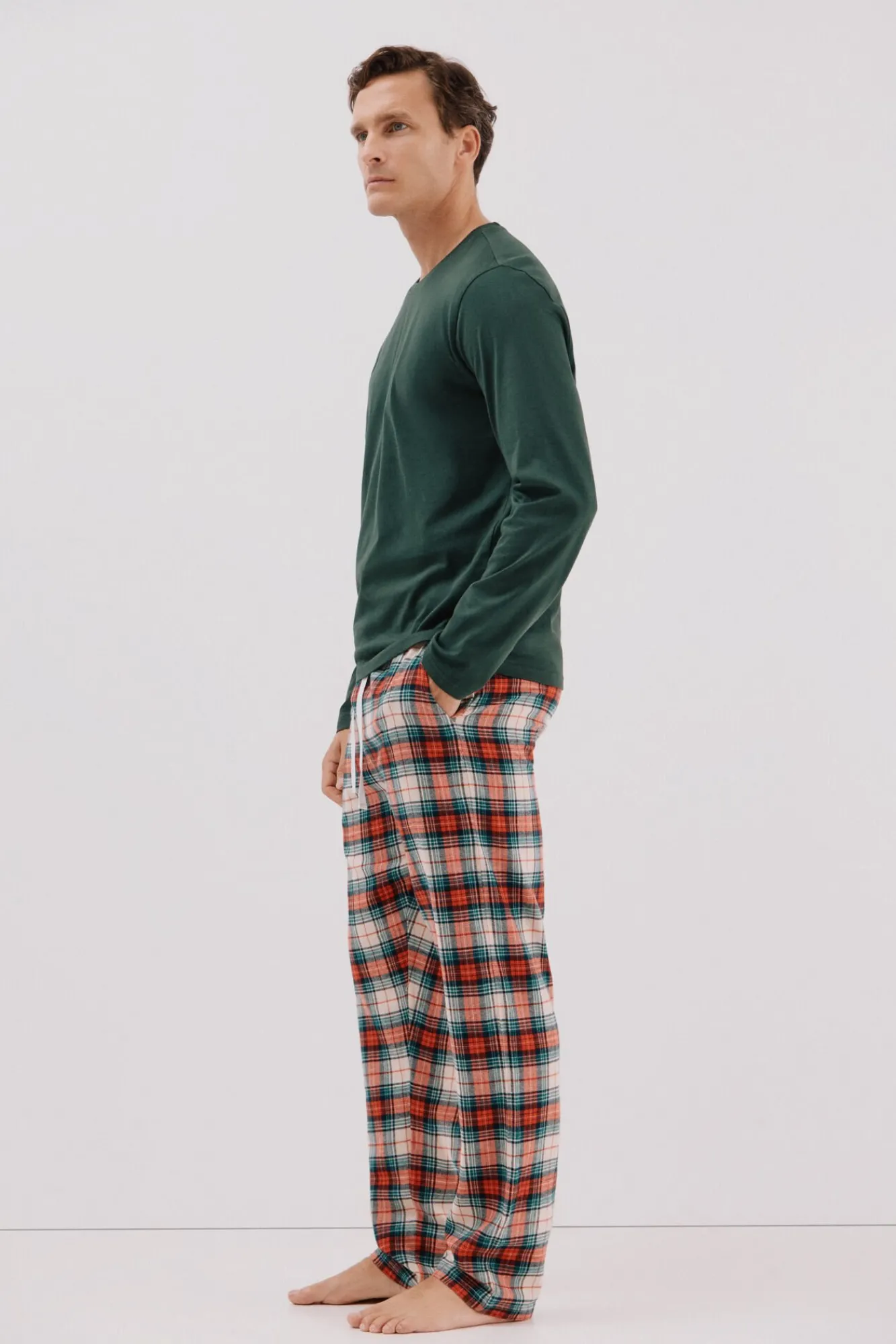 Hombre Cortefiel Pijamas>Set de pijama punto y tela