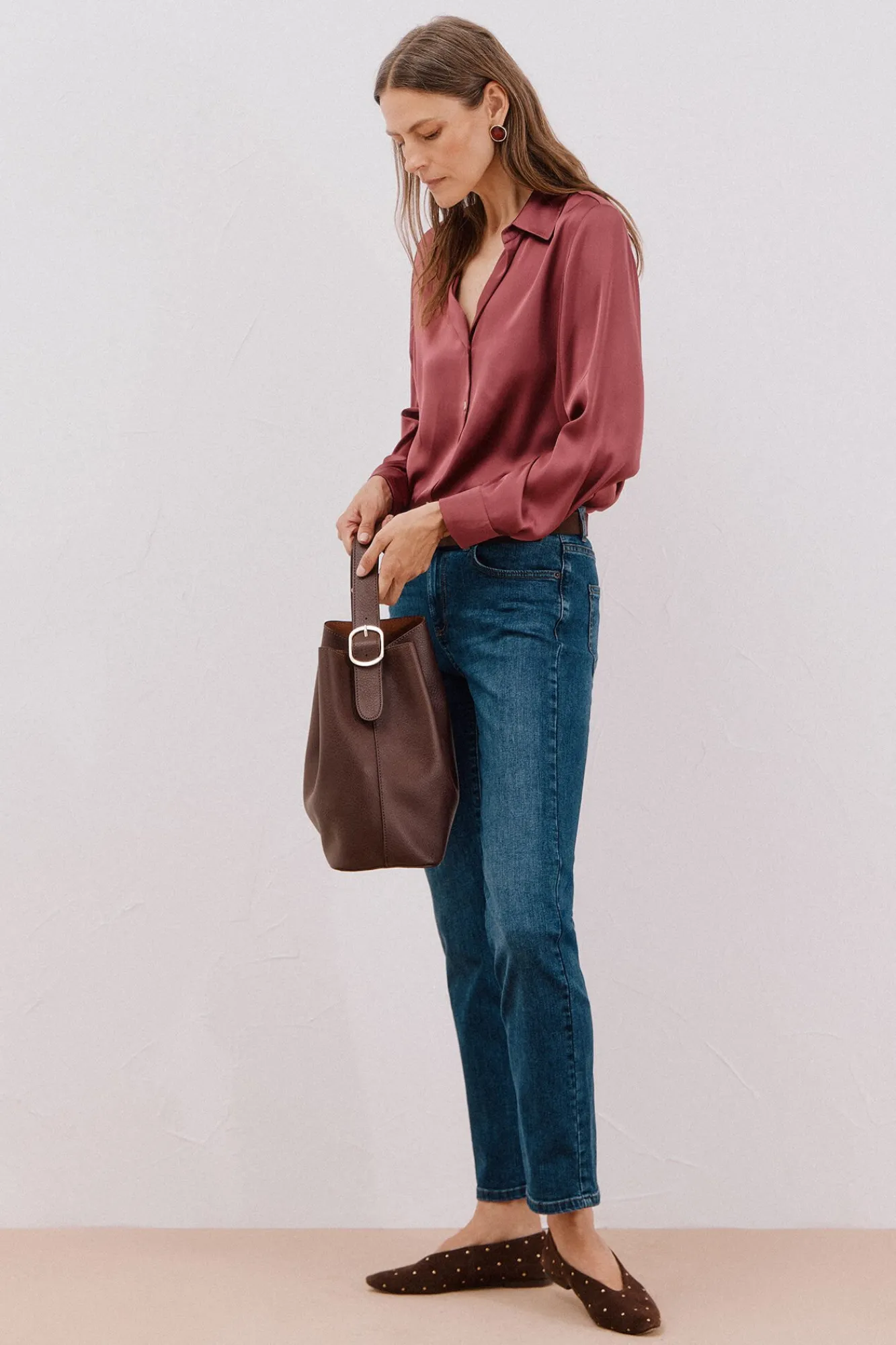 Mujer Cortefiel Bolsos>Shopper hebilla