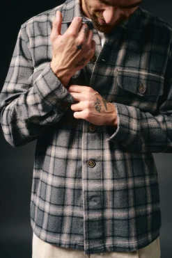 Hombre OOTO Camisas>Sobrecamisa cuadro