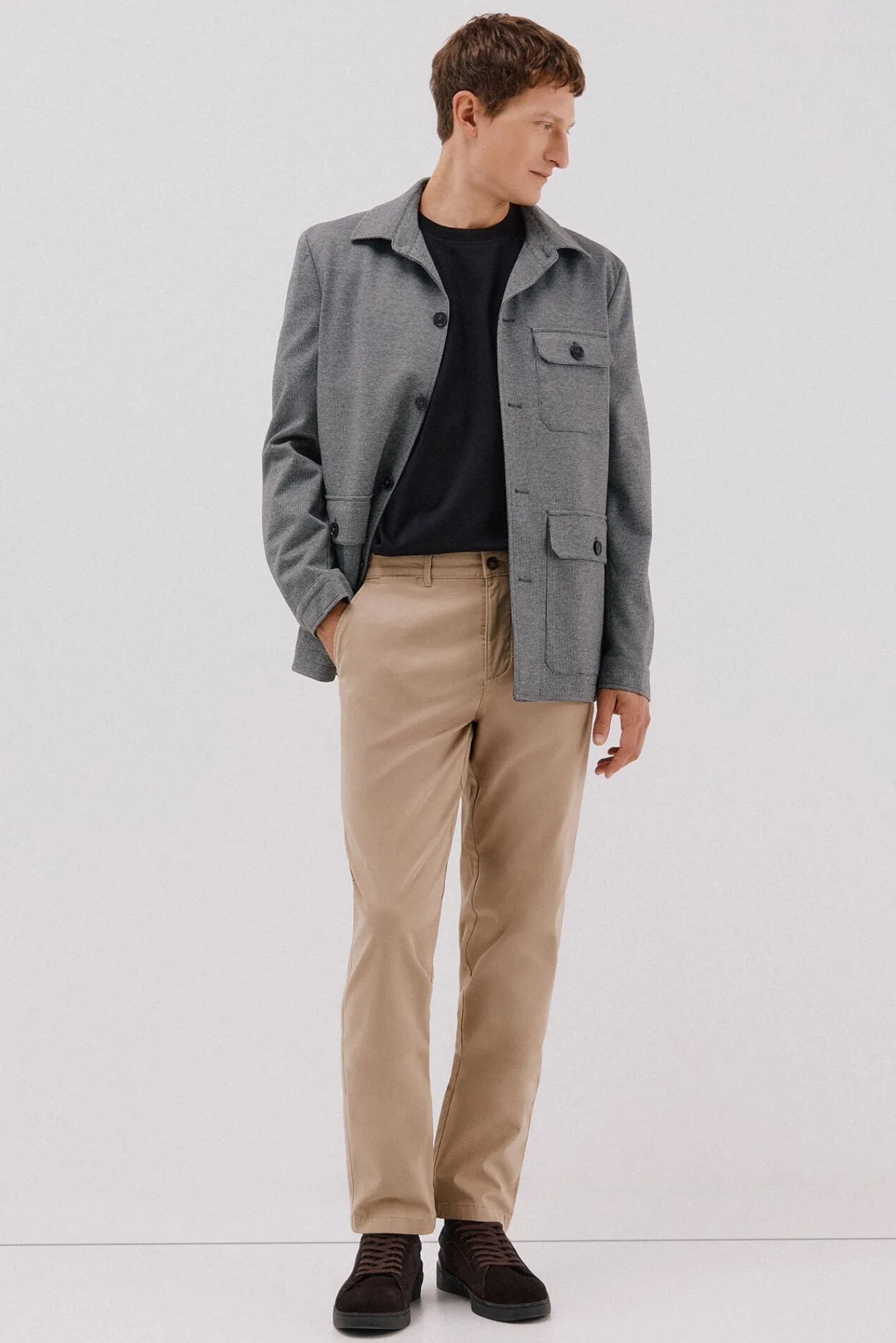 Hombre Cortefiel Americanas|Americanas>Sobrecamisa de punto