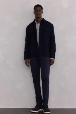 Hombre Pedro del Hierro Camisas>Sobrecamisa lana lisa