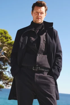 Hombre Cortefiel Trajes|Chaquetas>Sobrecamisa microcuadro algodón