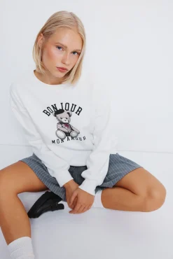 Mujer Springfield Sudaderas>Sudadera "Bonjour mon amour"