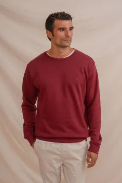 Hombre Celopman Sudaderas>Sudadera básica de cuello redondo