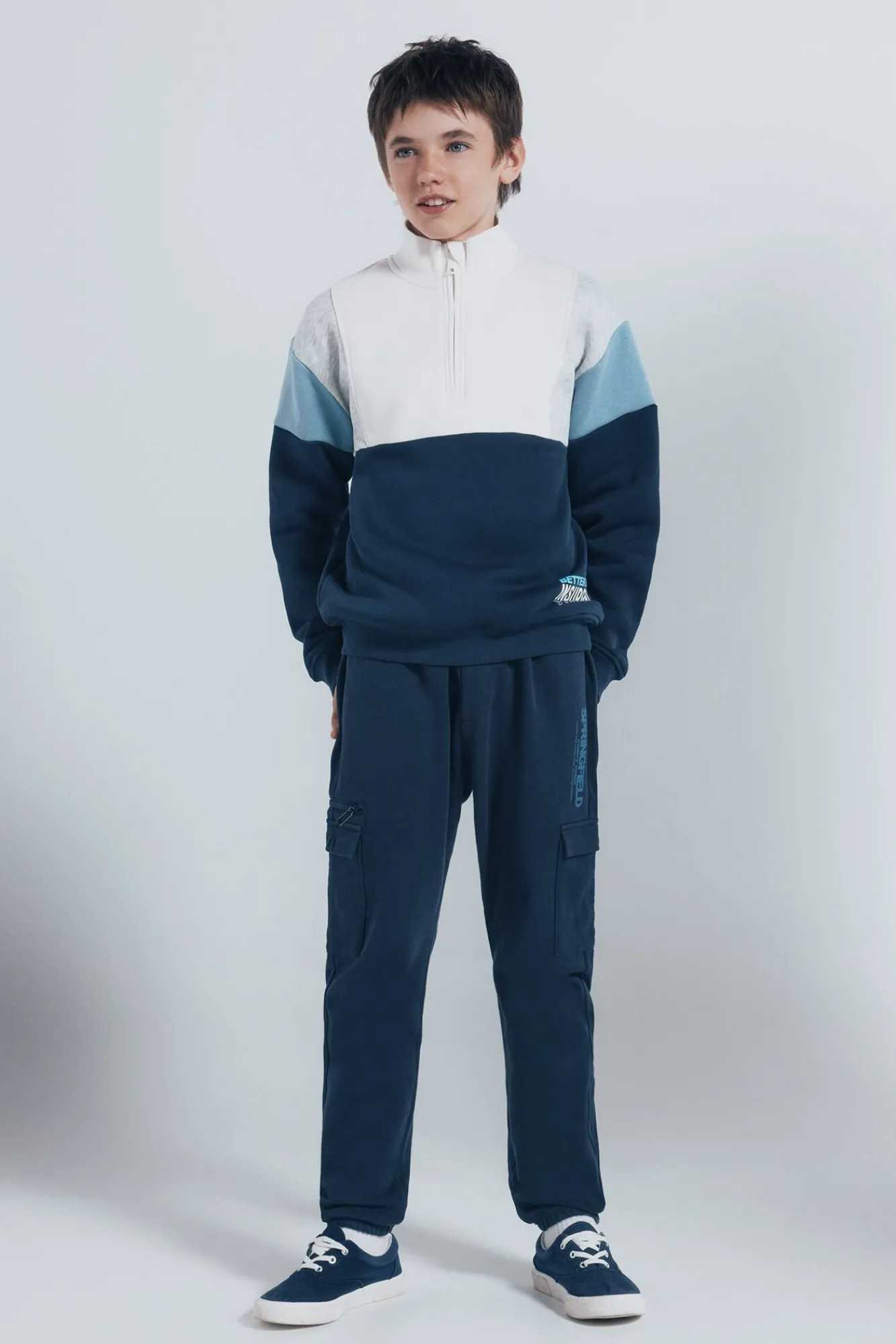 Niños Springfield Kids Camisetas|Sudaderas>Sudadera camionero cortes niño