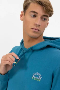 Hombre elPulpo Sudaderas>Sudadera capucha bordado sealovers sun