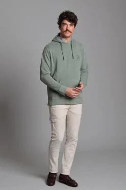 Hombre Cloking Sudaderas>Sudadera Capucha Lavada