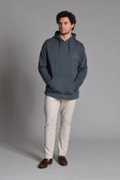 Hombre Cloking Sudaderas>Sudadera Capucha Lavada