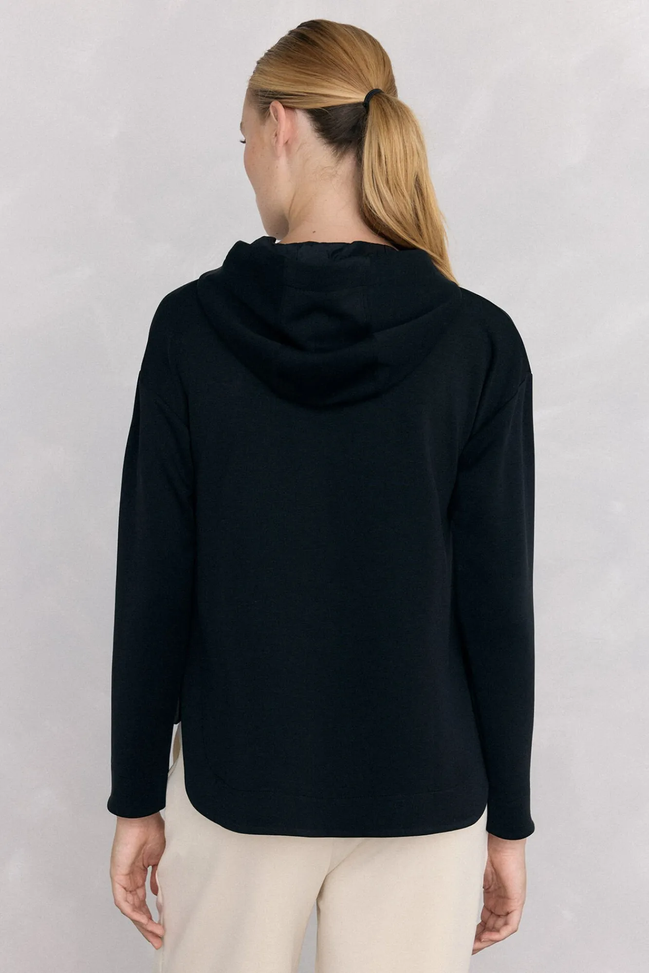 Mujer Pedro del Hierro Deporte|Sudaderas>Sudadera capucha logo soft touch