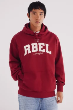 Hombre Springfield Sudaderas>Sudadera capucha Rbel