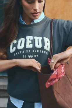 Mujer Springfield Sudaderas>Sudadera "Coeur"