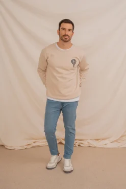 Hombre Celopman Sudaderas>Sudadera con bordado frontal