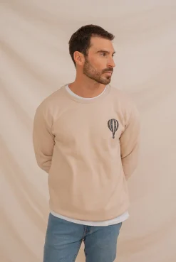 Hombre Celopman Sudaderas>Sudadera con bordado frontal