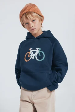 Niños Springfield Kids Camisetas|Sudaderas>Sudadera con capucha bici niño