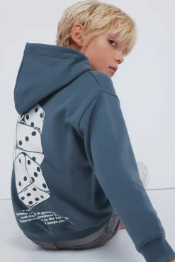 Niños Springfield Kids Camisetas|Sudaderas>Sudadera con capucha dados niño