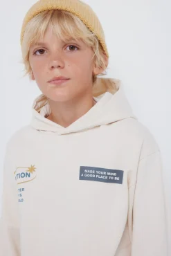 Niños Springfield Kids Camisetas|Sudaderas>Sudadera con capucha frase niño