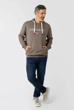 Hombre Privata Sudaderas>Sudadera con capucha y bolsillos