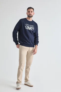 Hombre Street Monkey Sudaderas>Sudadera con estampado frontal