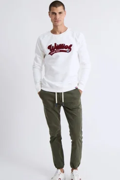 Hombre Williot Sudaderas>Sudadera Con Manga Ranglan Logo Vintage