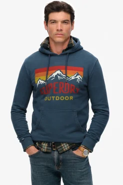 Hombre Superdry Sudaderas>Sudadera cordón ajuste