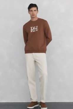 Hombre Pedro del Hierro Sudaderas>Sudadera cuello caja big logo