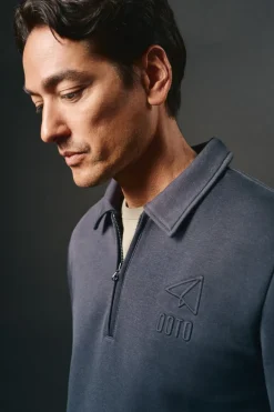 Hombre OOTO Sudaderas>Sudadera cuello cremallera