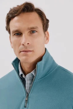 Hombre Cortefiel Sudaderas>Sudadera cuello cremallera