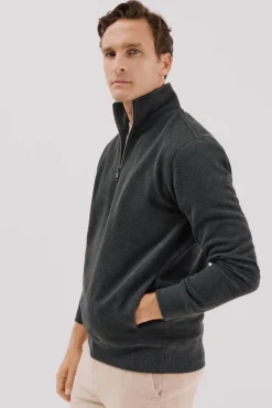 Hombre Cortefiel Sudaderas>Sudadera cuello cremallera