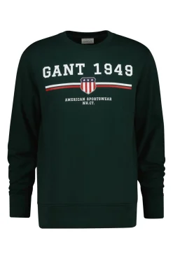 Hombre Gant Sudaderas>Sudadera cuello redondo