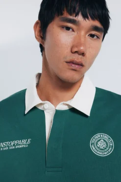 Hombre Springfield Sudaderas>Sudadera cuello rugby