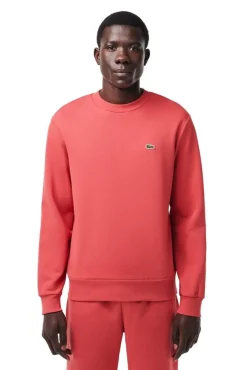 Hombre Lacoste Sudaderas>Sudadera de algodón cepillado de corte holgado