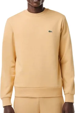 Hombre Lacoste Sudaderas>Sudadera de algodón cepillado de corte holgado