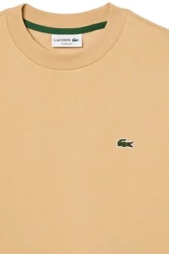 Hombre Lacoste Sudaderas>Sudadera de algodón cepillado de corte holgado