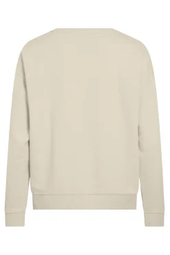 Mujer Vila Sudaderas>Sudadera de algodón orgánico con bordado