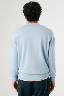 Hombre Pepe Jeans Sudaderas>Sudadera de cuello redondo con logo y estampado.