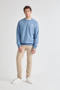 Hombre Street Monkey Sudaderas>Sudadera de cuello redondo estampada