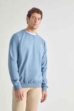 Hombre Street Monkey Sudaderas>Sudadera de cuello redondo estampada