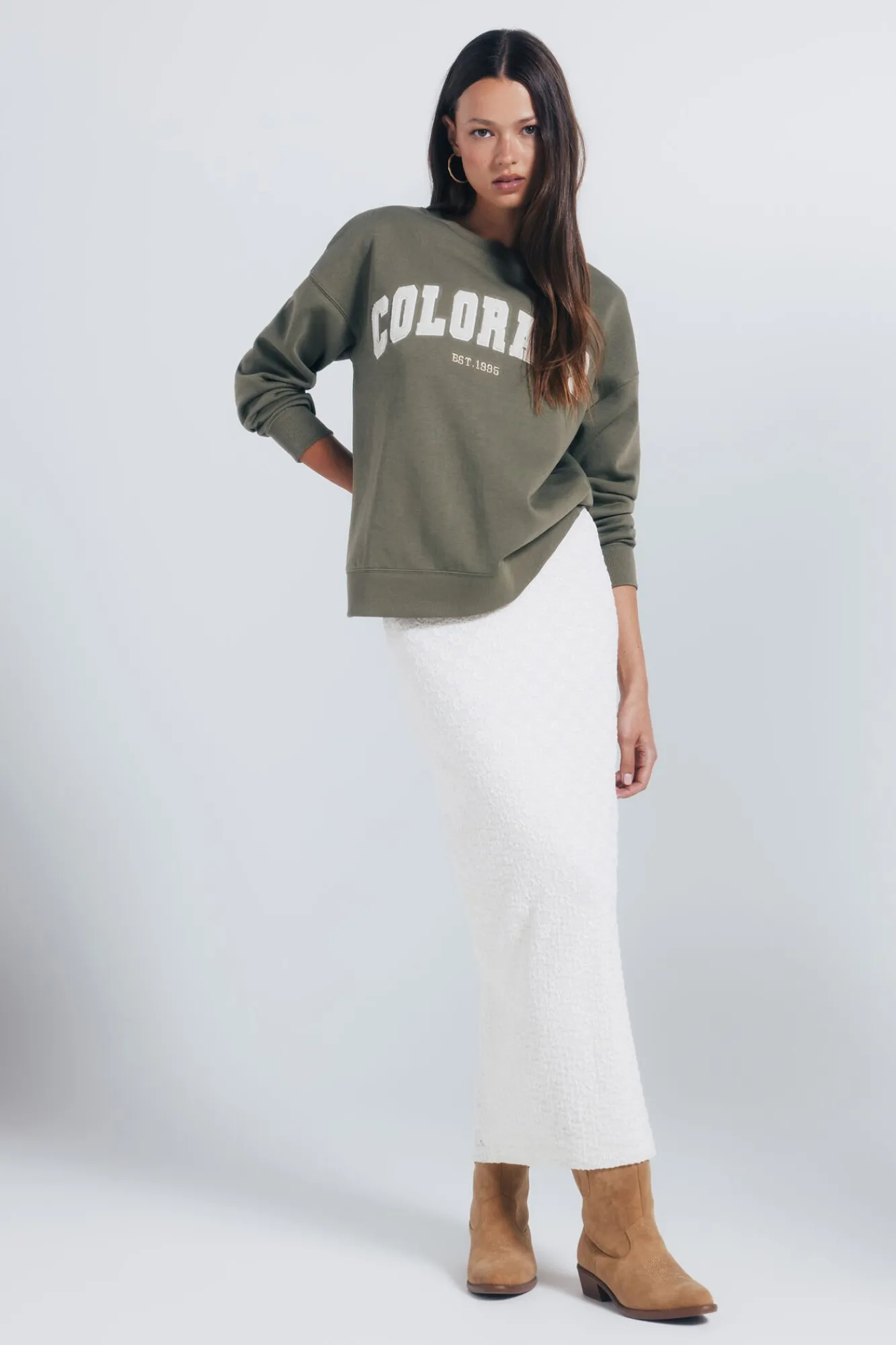 Mujer Springfield Sudaderas>Sudadera gráfica ciudad