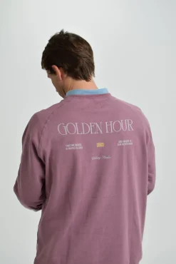 Hombre Cloking Sudaderas>Sudadera Lavada Golden Hour