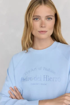 Mujer Pedro del Hierro Sudaderas>Sudadera logo bordado