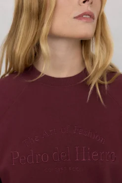 Mujer Pedro del Hierro Sudaderas>Sudadera logo bordado