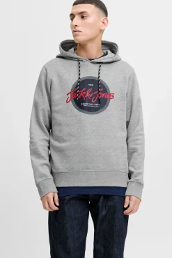 Hombre Jack & Jones Sudaderas>Sudadera logo con capucha